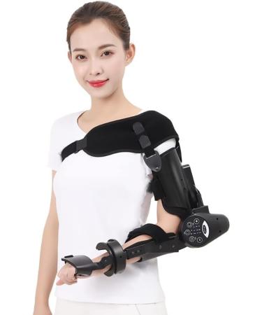 Arm Flexion And Extension Exerciser Elbow Joint Stretching Trainer Elbow Joint Orthotics Protector Brace With 2 Modes And 2 Speed Adjustable 3-speed Adjustable Arm Rest Length (Color : Left Arm)