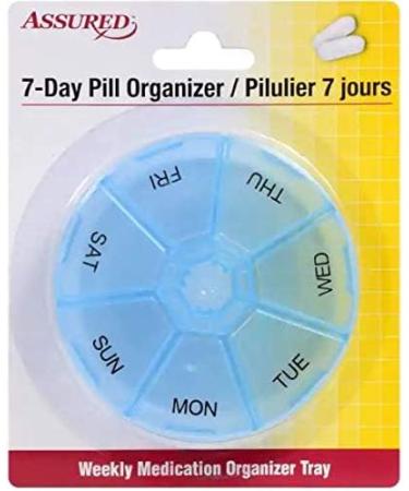Buy 7-Day Pill Organizer in Blue - International Shipping Available | Organize Your Medications - Buy Online on GoSupps.com