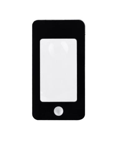 Rectangle Illuminated Magnifier Phone Appearance 4 LED Lights Magnifying Glass Portable Reading Jewelry Loupe Hand Lupa loupes jewelers loupes 100x for weed travel-cases magnifier- with light wireless