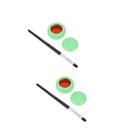 Beavorty Moisturizing Lipstick 2Pcs Lipstick Blush Moisturizing Lipstick Cheek Blusher Multifunctional Blusher Face Blusher Healthy Blusher Retro Blusher Rouge