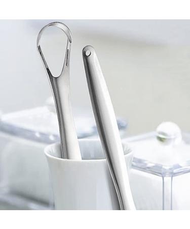 Stainless Steel Tongue Scraper Set for Fresh Breath - 4 Pack - Buy Online on GoSupps.com