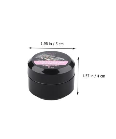 POPETPOP 1pc Disposable Glue Nail Diamonds Rhinestones Manicure Drill Sticking Tool Manicure Diy Glue Rhinestone for Nails Nail Gel Nail Art Sticking Accessory Liquid Drill Stickers Shaping 5x4cm As Shown - Buy Online on GoSupps.com