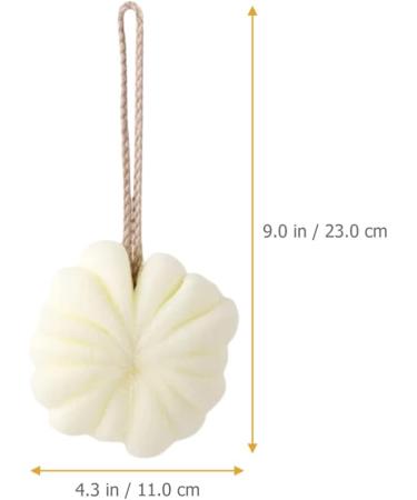 Buy Pack of 3 Exfoliating Shower Loofahs with Hanging Rope Ideal for Home & Hotel Bathing - Buy Online on GoSupps.com