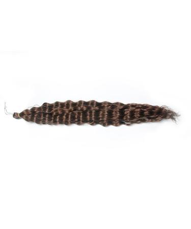 Deep Twist Crochet Hair - 22 Inch Ombre Kinky Curly Braided Extensions | 6 Packs Synthetic Waterwell Twists - Buy Online on GoSupps.com