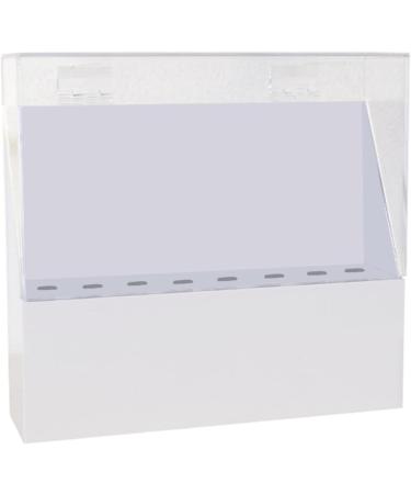 Multi Purpose 8 Slot Tweezers Case Compact Tweezer Storage Clear Lid Tweezer Stand For Nails Technicians And Hobbyists - Buy Online on GoSupps.com