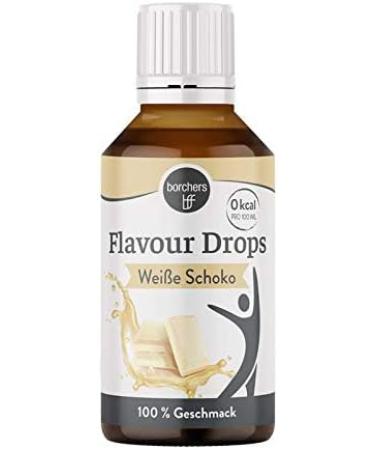 Borchers Flavor Drops Tasting Package - 0 Calorie Sweet Liquid - White Chocolate Caramel & Nougat - Great for Cooking Baking & Drinks - International Shipping Available - Buy Online on GoSupps.com