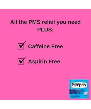 Pamprin Multi-Symptom Caplets 40 Caplets (Pack of 4) - Buy Online on GoSupps.com