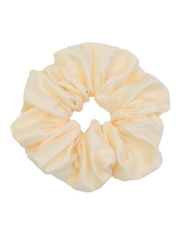 Simnice Oversized Blush Satin Hair Scrunchies - Set of 6 XL Soft Elastic Hair Ties for Girls and Women - Buy Online on GoSupps.com