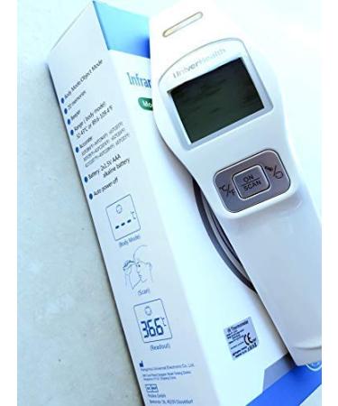 Univerhealth Professional Infrared Forehead Thermometer | Accurate Digital Thermometer for All Ages - Fast Shipping Worldwide - Buy Online on GoSupps.com