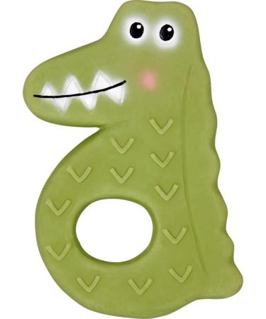 The Spiegelburg teething ring made of natural rubber crocodile - Little Wonder