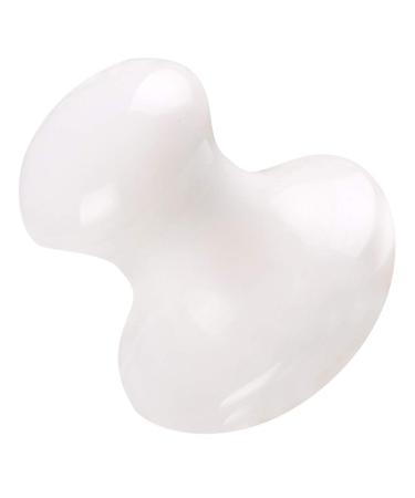 2Pcs White Jade Quartz Gua Sha Facial Tools for Women - Home Spa Massage Tool - Buy Online on GoSupps.com