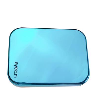 Cabilock containers for contact lenses Contact lens holder Accessories for contact lenses Contact lens containers for the travel Mini contact lens bottle Mirror film Mirrillet foil Invisible 8.3*6.2*2.1cm blue