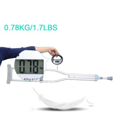 LINYUES Aluminum Height Adjustable Spring Crutches Adult Underarm Crutches Medical Disabilities Elderly Walking Crutches Suitable for Rehabilitation Training (Size : L(1 Pair)) Double The Comfort - Buy Online on GoSupps.com