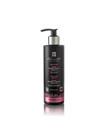 Santo Volcano Spa Bougainvillea Lotion pour le corps 250 ml avec acide hyaluronique et beurre de karit pour tous types de peau
