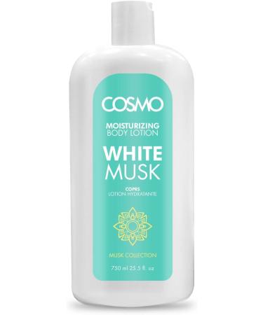 CD COSMO DESIGNS Moisturizing Body Lotion White Musk 750ml | /25.3 fl.oz for Men & Women Lotion All Skin Types Skin Care Bath & Body Lotions for Hand Face & Body