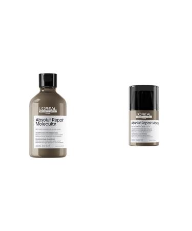 L'Or al Professionnel LOr al Professionnel Routine for very damaged hair set with Shampoo and Leavein Mask Restores the Molecular Structure of the Hair Absolut Repair Molecular