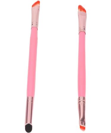 2Pcs Double Ended Eye Shadow Brush Skin Friendly and Minimal Waste Professional Portable Double Sided Concealer Brush for Eyeshadow Eyebrow Blending - Buy Online on GoSupps.com