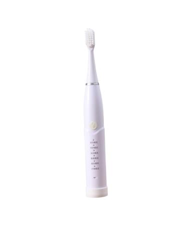 Exceart 6 vibration electrical toothbrush soft rechargeable electrical toothbrush rechargeable toothbrush electric toothbrush load usb child white brush head