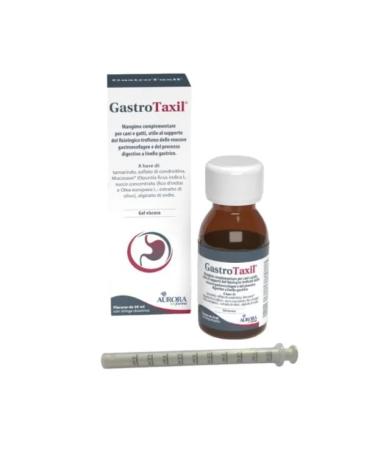 AURORA BIOFARMA | GastroTaxil 50 ml, complementary food for dogs and cats, useful to support the physiological trophism of the gastroesophageal mucosa and the gastric digestive process