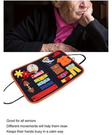 THJOPOKEEL Fidget Blanket Dementia Activities for Seniors Calming Sensory. Alzheimers Activities Dementia Fidget Apron Soothing Sensory Sensory Blanket for Elderly People Dementia Autism - Buy Online on GoSupps.com