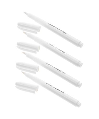 MAGICLULU 1set Biscuits Baking Coloring Pens Edible Marking Pen White Food Coloring Markers Plastic 4pcs
