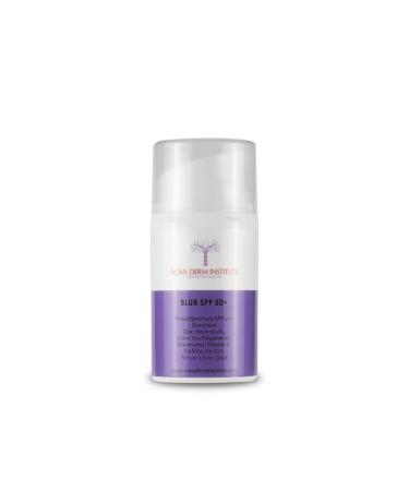 BLUR SPF 50 Tinted Daily Zinc Oxide Facial Sunscreen Lightweight Sunscreen for Face Oil-Free Skin Tint Protects Sensitive Acne-Prone Skin BB cream CC cream 1.fl oz