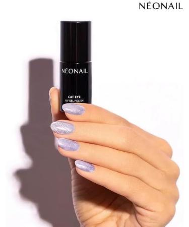 NEONAIL UV Nail Polish 7.2 ml Blue Satin Sky Cat Eye NEONAIL Colours UV Varnish Glitter Gel Nails Nail Design Shellac Blue Sky White - Buy Online on GoSupps.com
