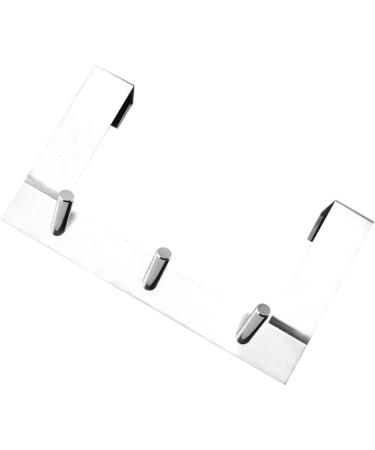 Holibanna 3pcs Stainless Towel Over The Door Bag Creative Organizer for Coat Steel Medium Hanger Rack Hook 21.3*12.4cmx3pcs As Shownx3pcs - Buy Online on GoSupps.com