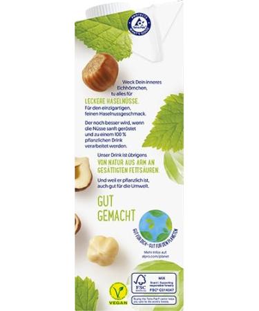 Buy Alpro Hazelnut Drink 1L - Dairy-Free & Vegan | International Shipping - Buy Online on GoSupps.com