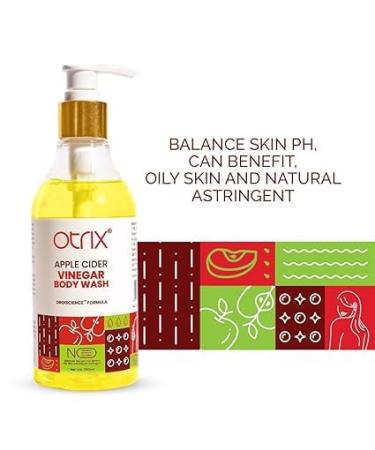Apple Cider Vinegar Body Wash - Purifying & Hydrating Skin Cleanser for Acne Patchiness & Balanced pH | Unisex 290ml - Buy Online on GoSupps.com