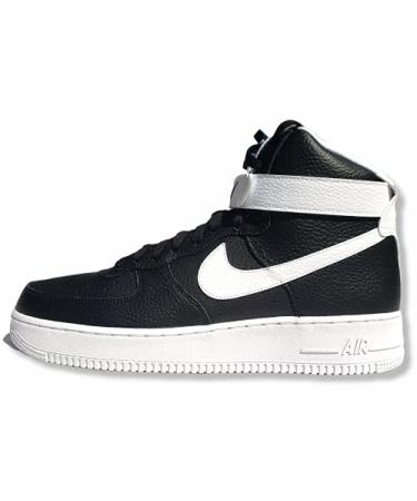 Nike Men's AIR Force 1 '07 Basketball Shoes 9 Black/White