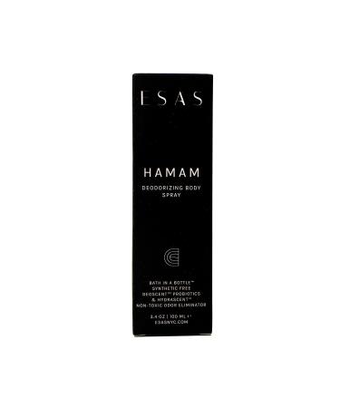 ESAS Hamam Organic Deodorant Body Spray 3.4 oz (Sandalwood & Citrus) - Buy Online on GoSupps.com