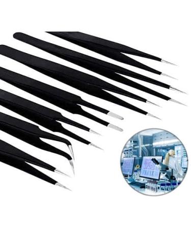 Sunnysam ESD Precision Pink Toolkit - 7 Antistatic Stainless Steel Tools for Electronics Jewelry and Laboratory Repairs - Buy Online on GoSupps.com