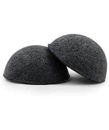 Charcoal Konjac Extra Soft Sponge for Gentle Face and Body Cleansing - Buy Online on GoSupps.com