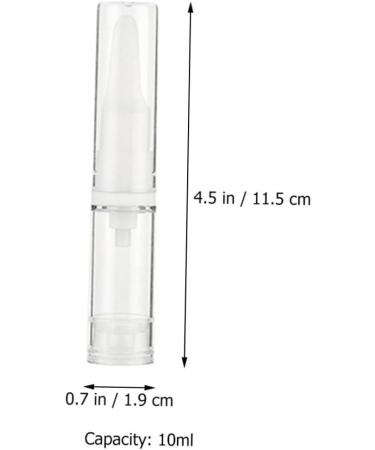 DOITOOL 24 pcs Lotion Liquid Foundation Cosmetic Refillable Storage Use Dispensers Essence Makeup Daily 10x1.9cmx4pcs Transparentx4pcs - Buy Online on GoSupps.com