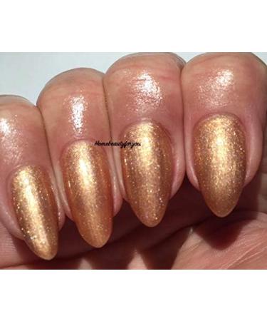 Bluesky Gel Nail Polish Gold Bronze Shimmer Iced Cappuccino 80503 UV LED Soak Off 10ml - Buy Online on GoSupps.com