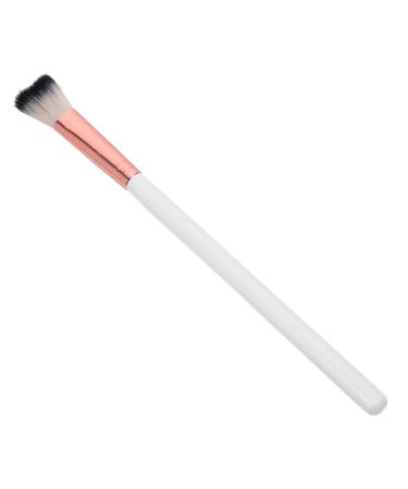 Mikinona Fish Tail Brush Blush Brush Highlighter Cosmetics Brush Powder Brush Concealer Brush Makeup Supplies Nose Contour Brush Women Makeup Tool Women Makeup Brush Nose Makeup Tool White 18.50X1.00X1.00CM White