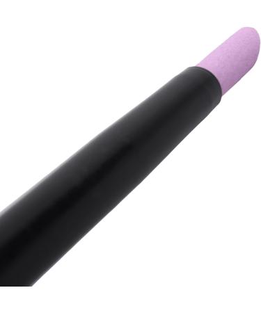 Rheross 2X Black Quartz Scrubs Stone Cuticle Stick Pen Cuticle Nail Art Spoon Cut Nail Manicure Care Tools - Buy Online on GoSupps.com