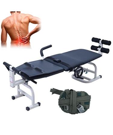 Home Use Cervical Traction Device Cervical Spine Extension Stretcher Device Portable Traction Bed for Relieve Cervical Fatigue and Back Pain