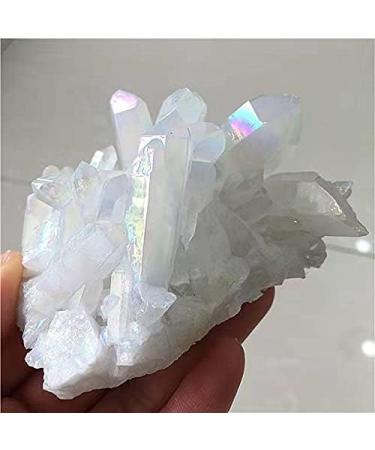 Natural raw Rock Stone Quartz Aura White Crystal Cluster for Home Decoration 250-320g 1pc - Buy Online on GoSupps.com