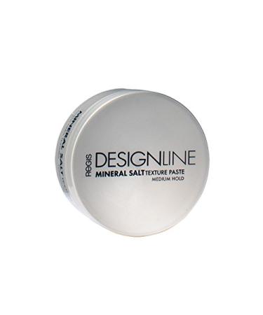 Mineral Salt Texture Paste 2 oz - Regis DESIGNLINE - Ultimate Multi-Tasking Styling Paste with Semi-Matte Finish for Damp Dry Long or Short Hair (2 oz)