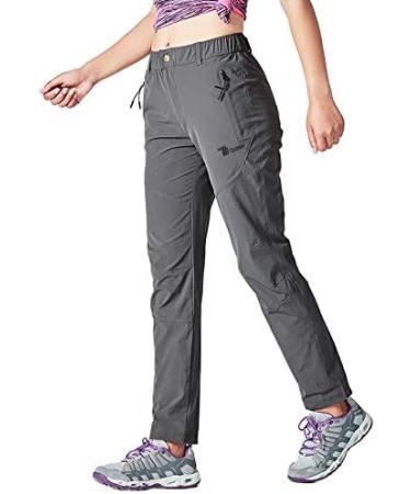 Gopune Women's Outdoor Hiking Pants X-Large Deep Grey | Lightweight, Quick Dry, Water Resistant Mountain Trousers - Buy Online on GoSupps.com