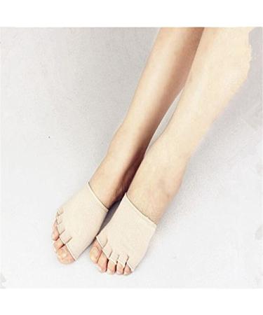 RGRGH Gel Toe Socks with Separate Gel Pad Moisturizing Open Feet