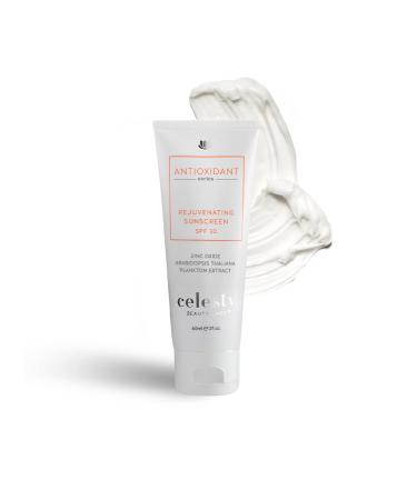 Celesty Beauty AntiAging Sunscreen SPF30 Ocean Based Extract Cream Sunburn & Aging Defense Broad Spectrum Lightweight Moisturizing Mineral Sunblocker Antioxidant Face Large 2 Fl Oz Sunscreen. - Buy Online on GoSupps.com