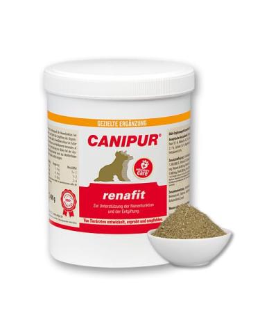 Canipur - Renafit |150 G |Supplementary feed for dogs |For the support of kidney function and detoxificationIn powder form for a simple application