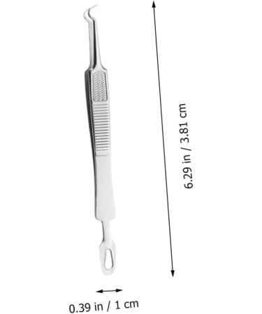 Beavorty 3pcs Kit Stainless Pimple Tweezers Curved Steel Extractor Blemish for Tool - Buy Online on GoSupps.com