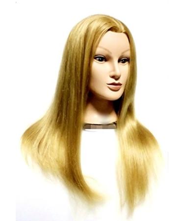 FP bungskopf "Leana" 100% Proteinhaar ca. 40 cm blond incl. Tischhalter (von deutschem Friseurbedarf-Fachh ndler!)