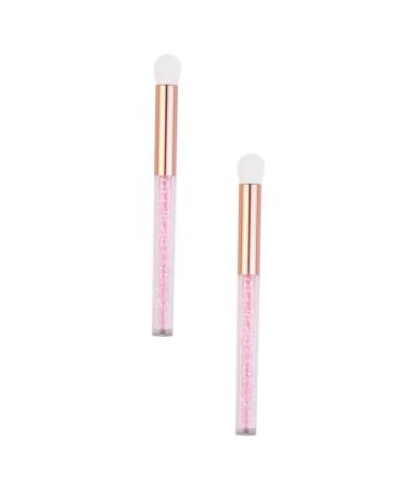 VINTORKY 2pcs Nose Brush Nose Shadow Brush Beauty Accessories Eye Blender Brush Pink Artificial Fiber Wool