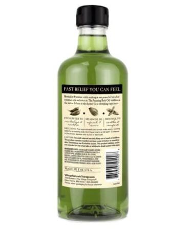 Village Naturals Aches + Pains Muscle Bath Oil & Wash 16 oz (473ml) - 3 Pack - Buy Online on GoSupps.com
