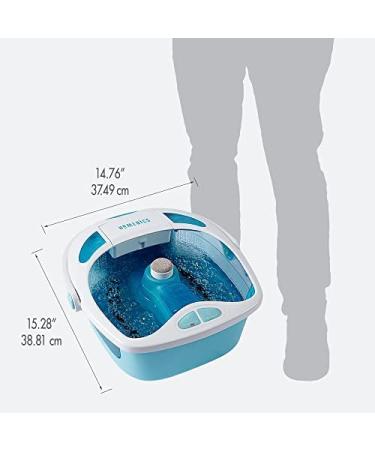 HoMedics Shower Bliss Foot Spa with Water Jets & Pedicure Center | 3 Attachments & Toe-Touch Control | FB-625H - Buy Online on GoSupps.com